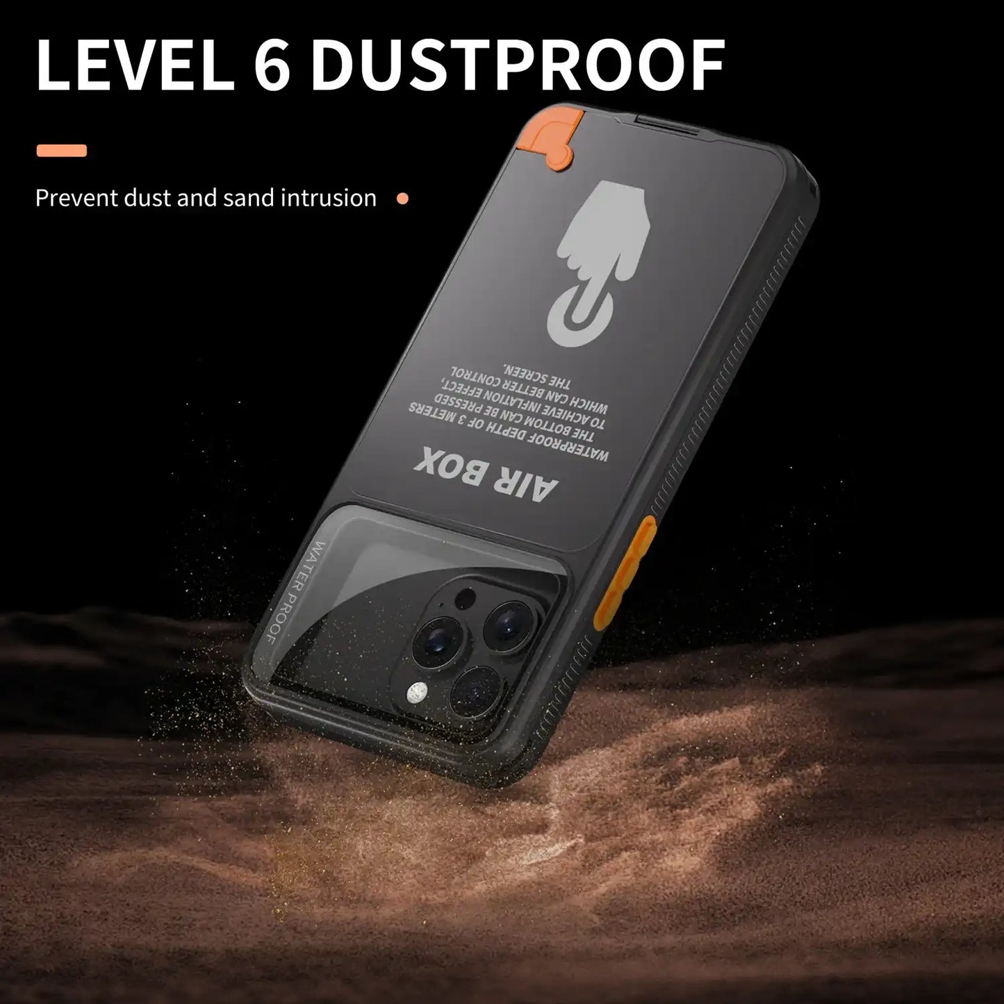 Funda de protección impermeable IP68 para iPhone
