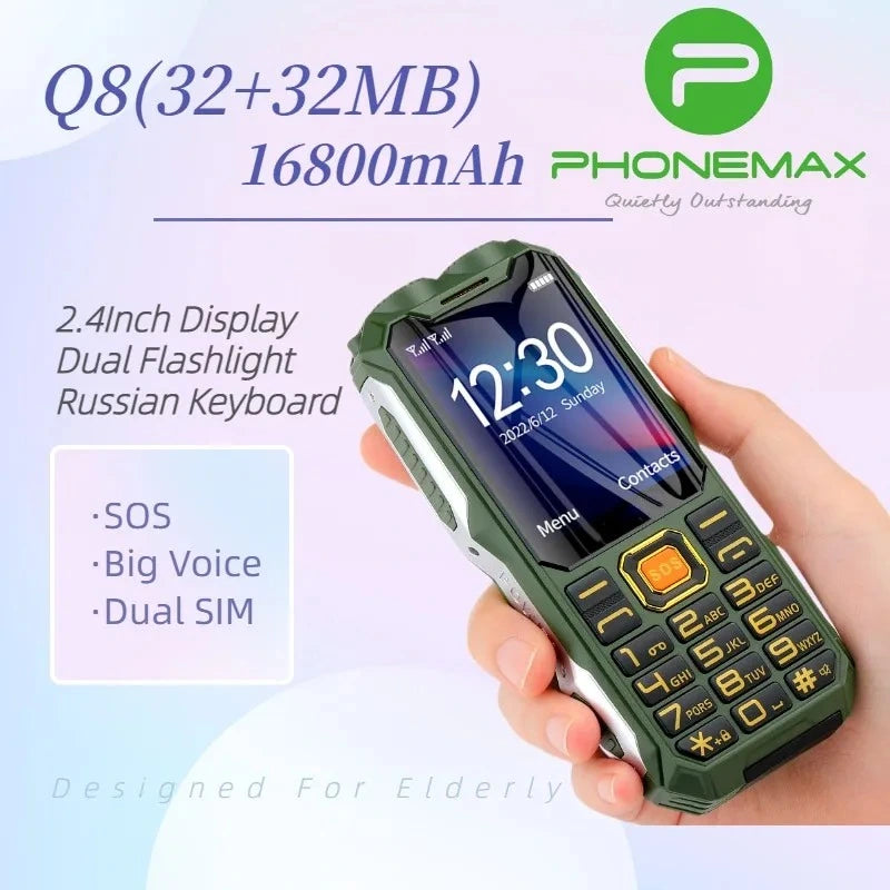 Teléfono celular blindado Q8 GSM