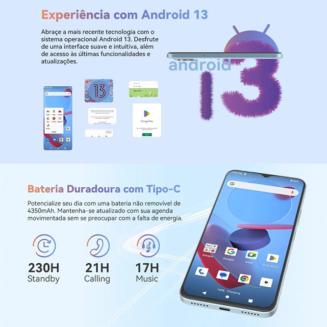 Teléfono inteligente Hafury V1 (16 GB de RAM)