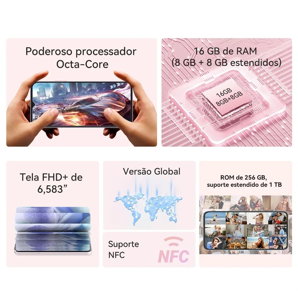 Teléfono inteligente Hafury V1 (16 GB de RAM)