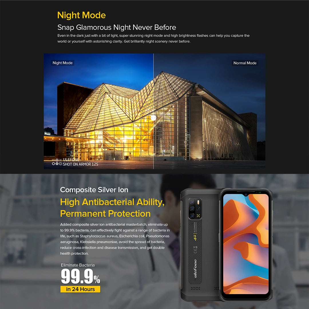 Teléfono inteligente Armor 12S (8 GB de RAM)