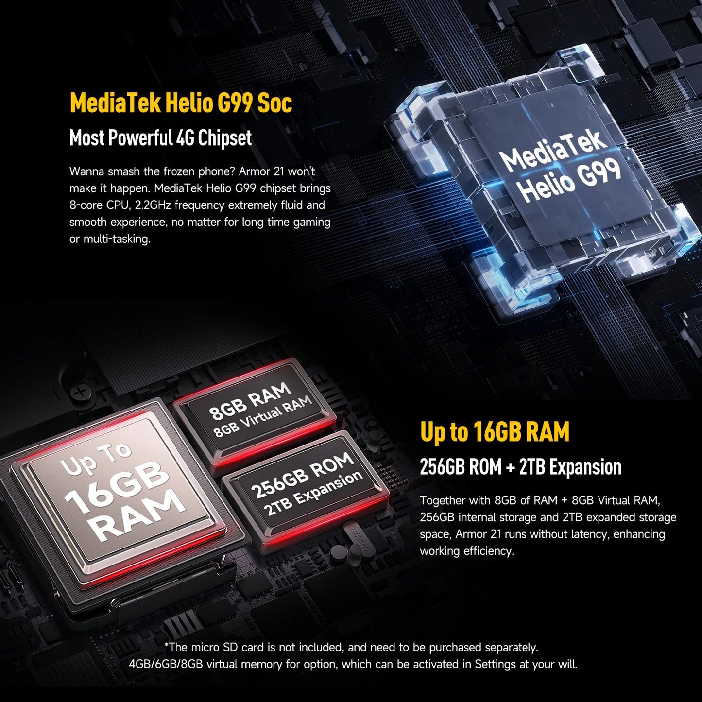 Smartphone Armor 21 (16GB RAM)