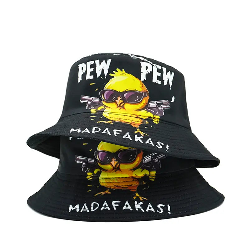 Sombrero de pescador de chica ruda