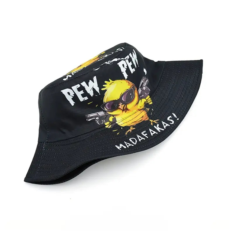 Sombrero de pescador de chica ruda