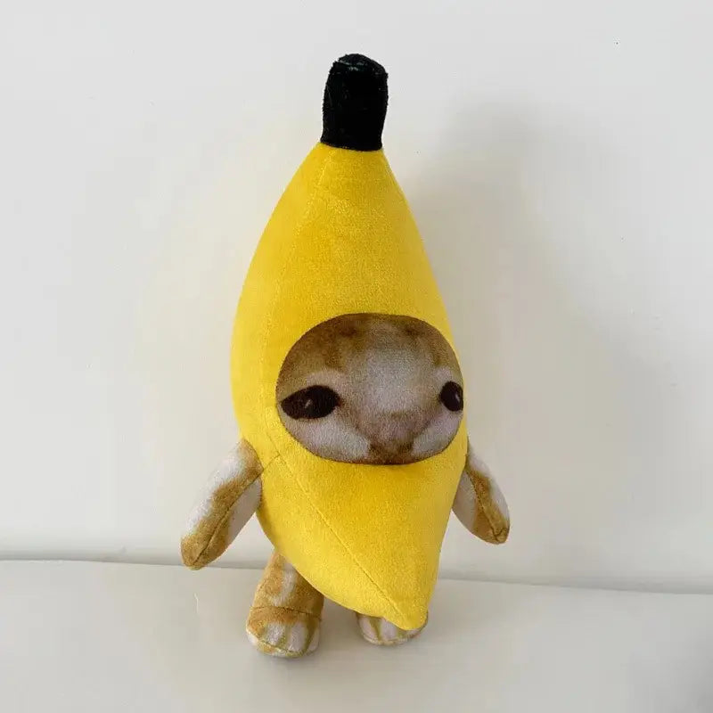 Banana Cat Keychain 18cm