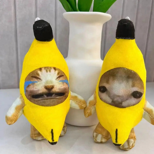 Banana Cat Keychain 18cm