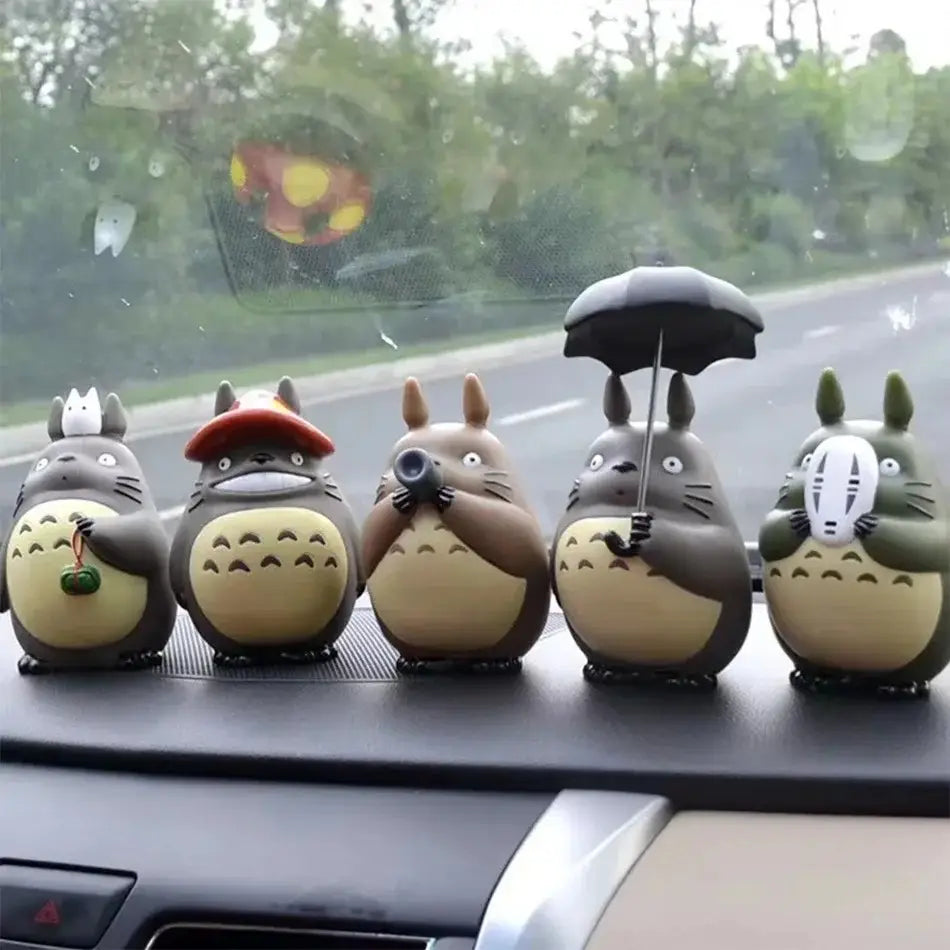 Juego de estatuas de Totoro de 11 cm
