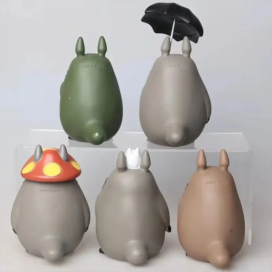 Juego de estatuas de Totoro de 11 cm