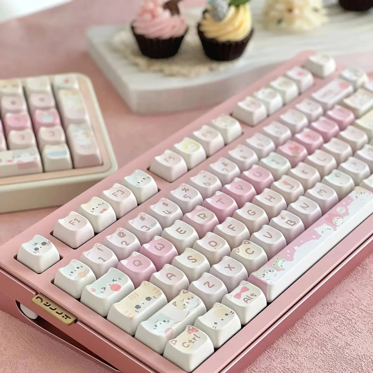 "Cute Meow" Keycap Set