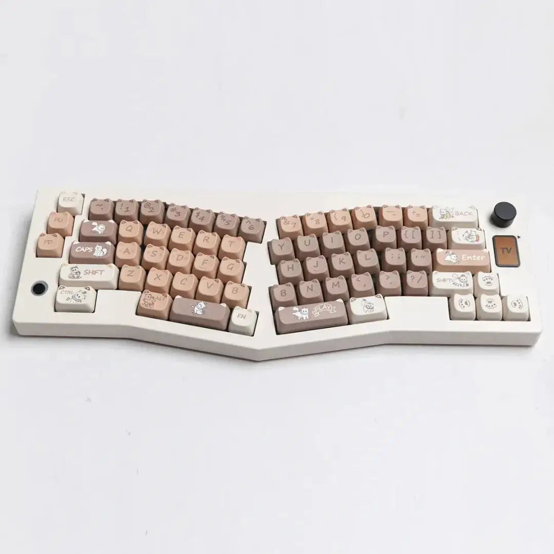 "Cute Meow" Keycap Set