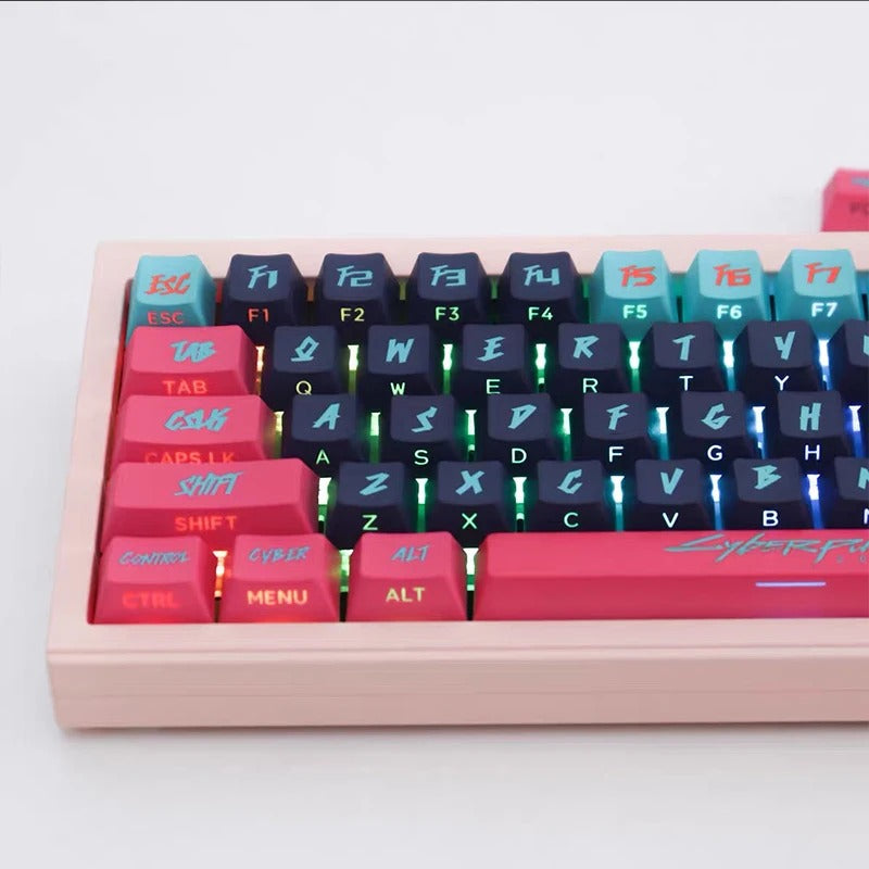 Cyberpunk Side-Lit Keycap Set