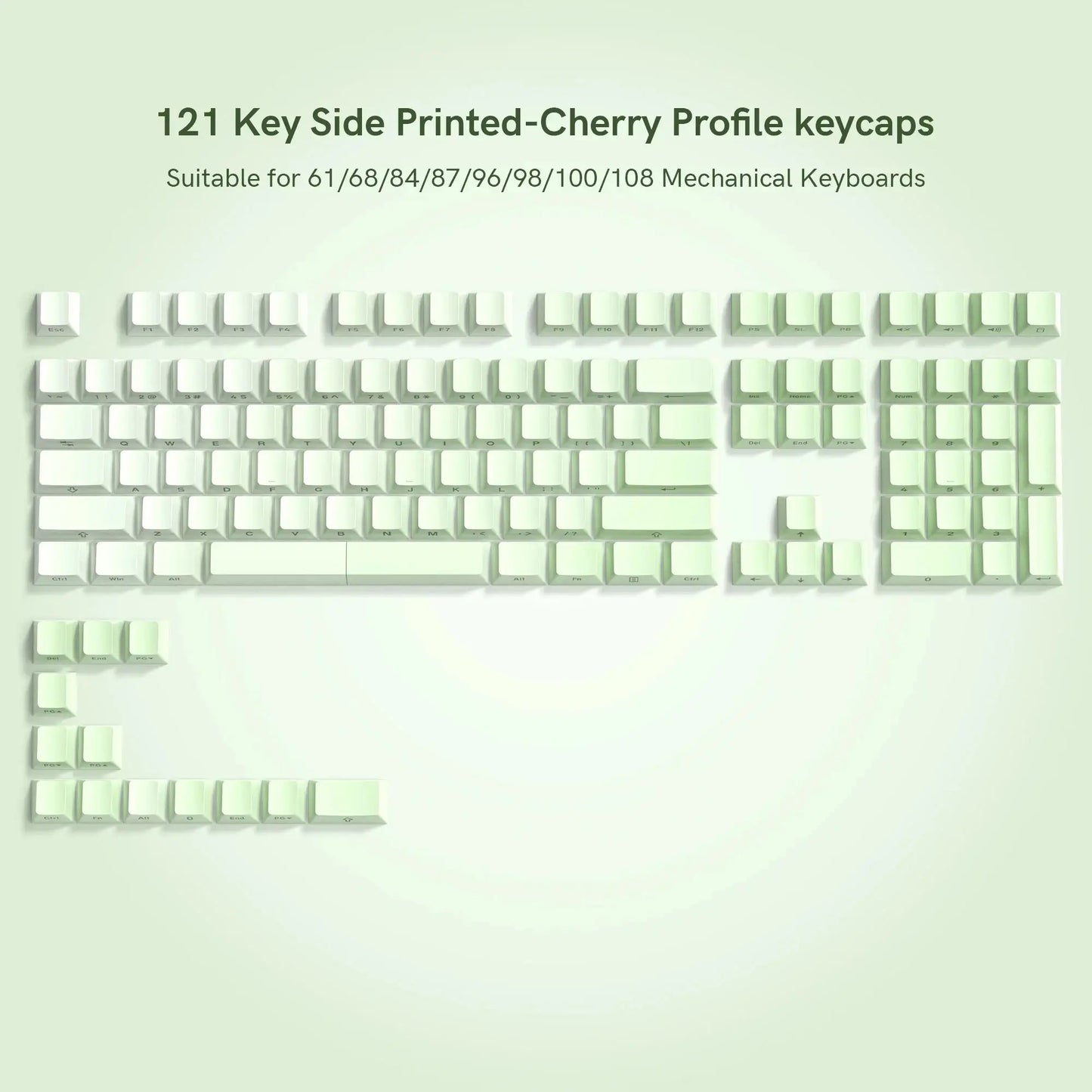 Gradient Side-Print Keycap Set
