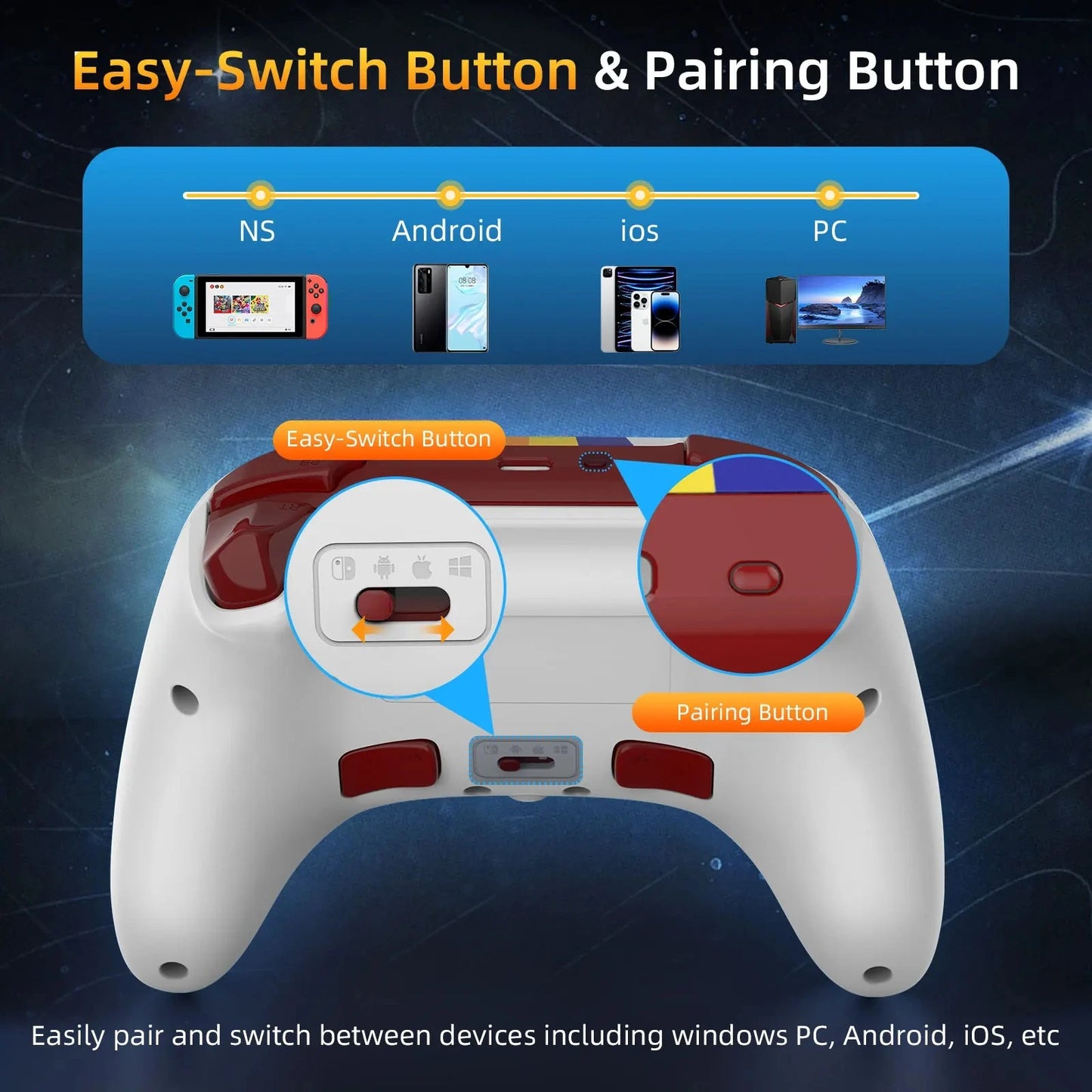 Hall Effect Star-Field Control (Multi-Platform)