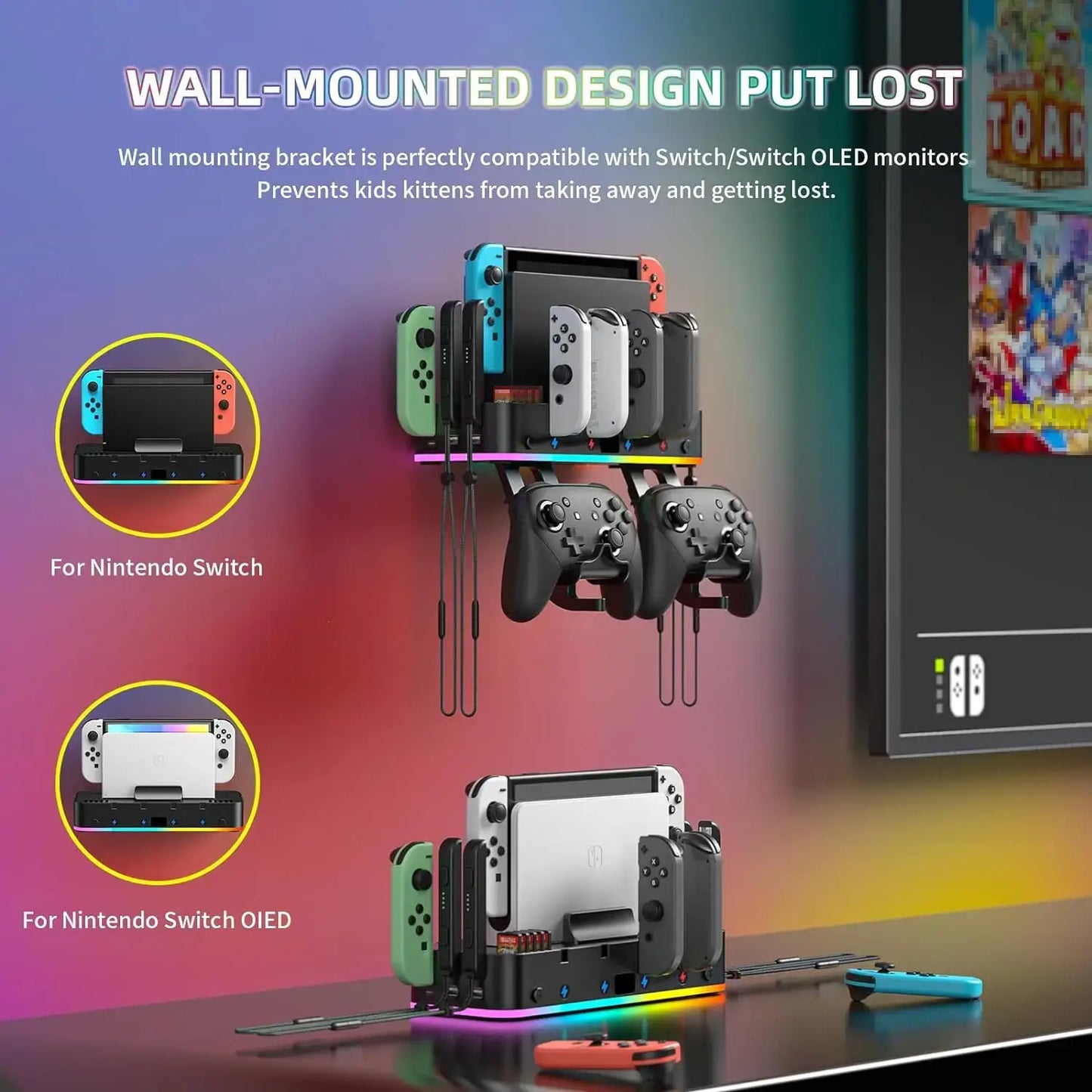 PG-SW107 Switch Charging Dock