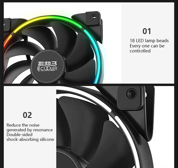 Kit Ventoinhas Corona FRGB 5 em 1