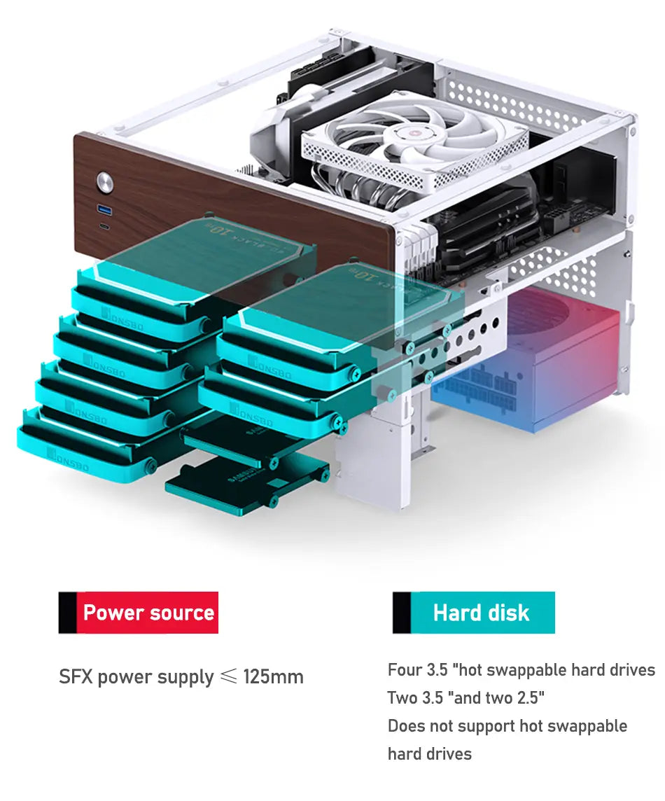 Gabinete Minimalista N4-Mini (M-ATX)