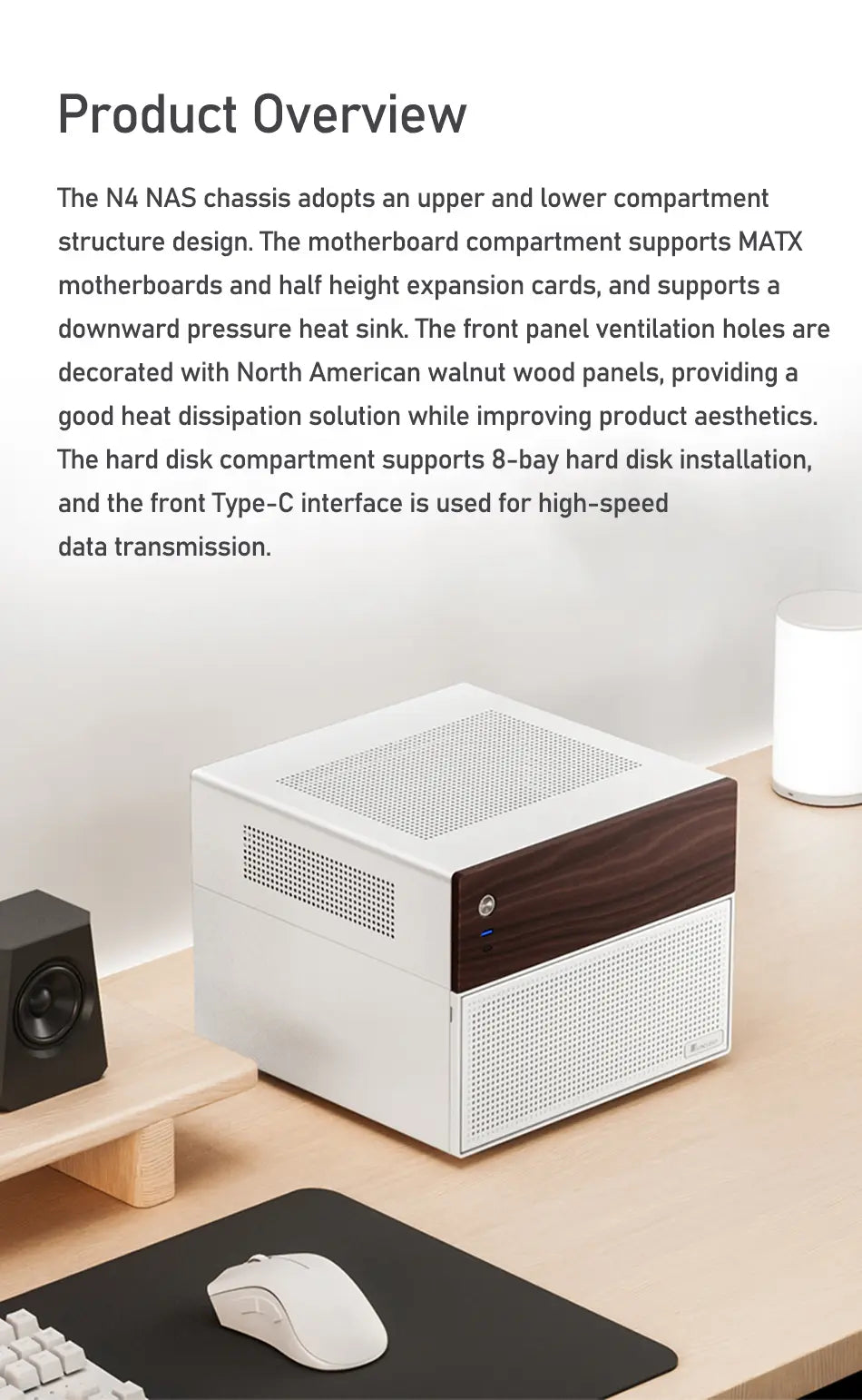 Gabinete Minimalista N4-Mini (M-ATX)