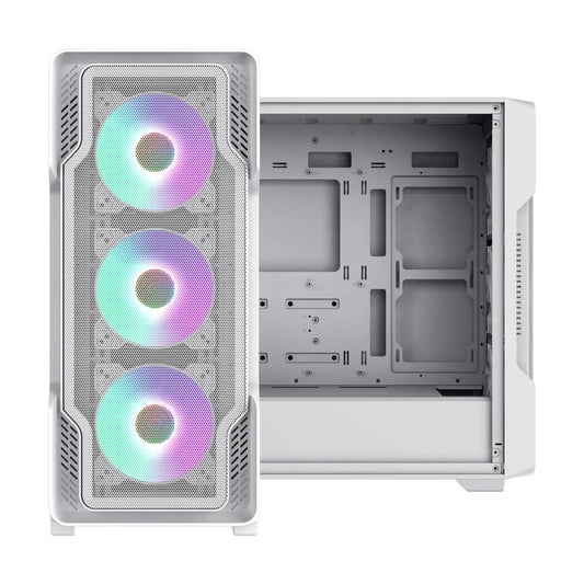 Caja para gamers ATX Siege White