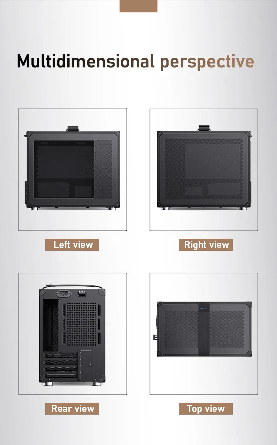 Gabinete Minimalista C6 MAX (M-ATX)