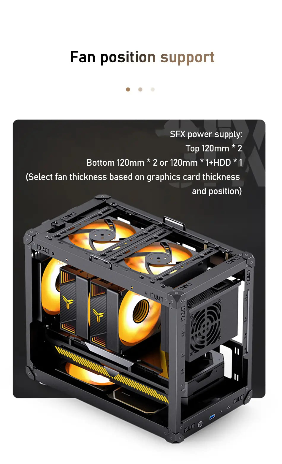 Gabinete Minimalista C6 MAX (M-ATX)