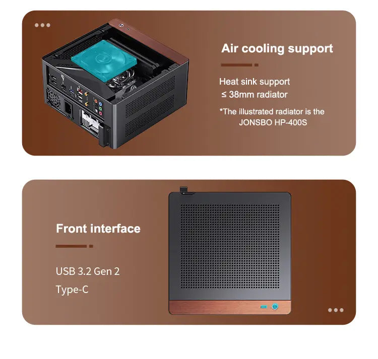 Gabinete Minimalista N10 (M-ITX)