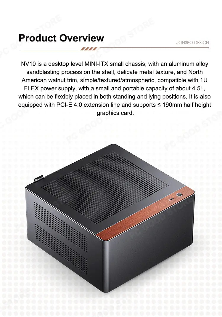 Gabinete Minimalista N10 (M-ITX)