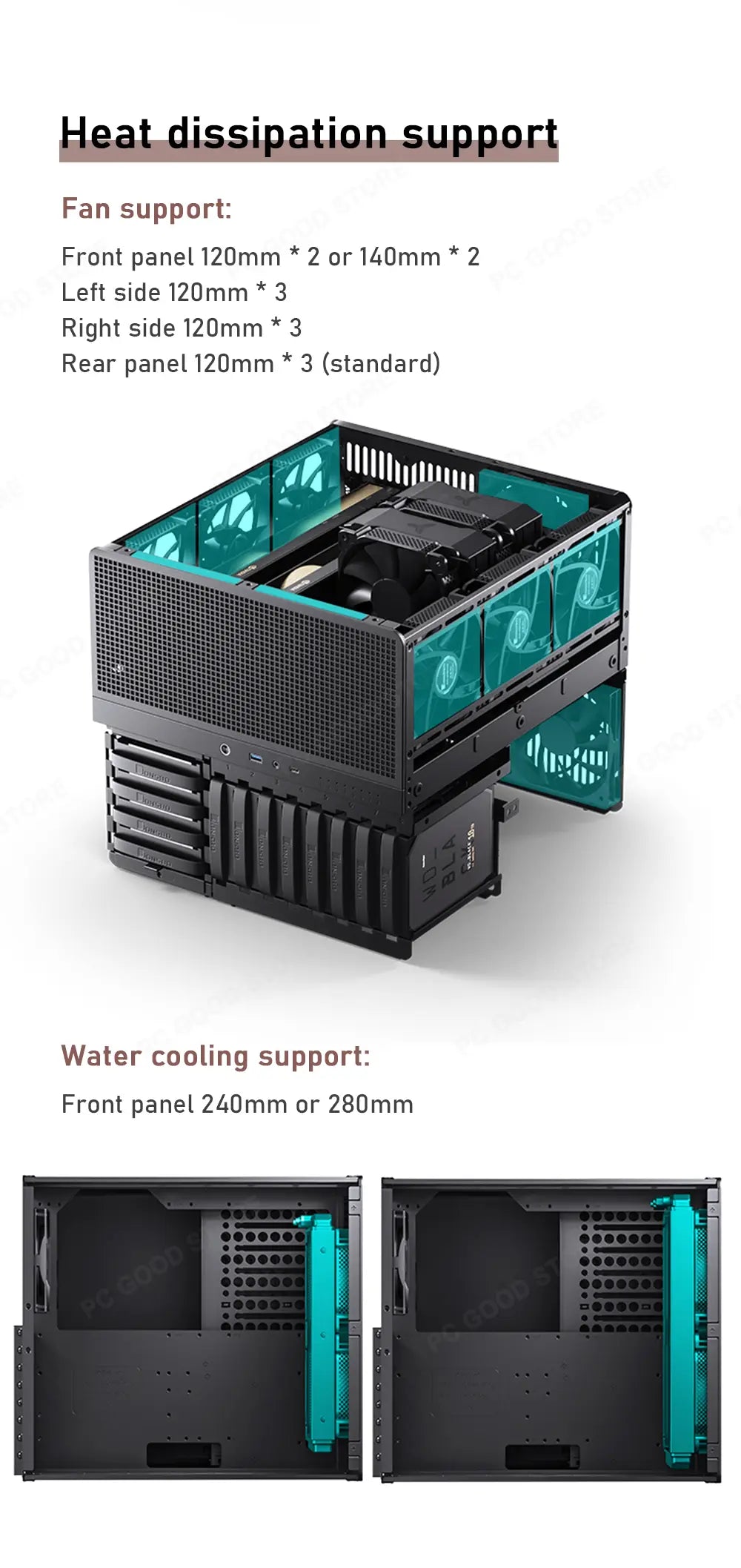 Gabinete Minimalista N5 (E-ATX)