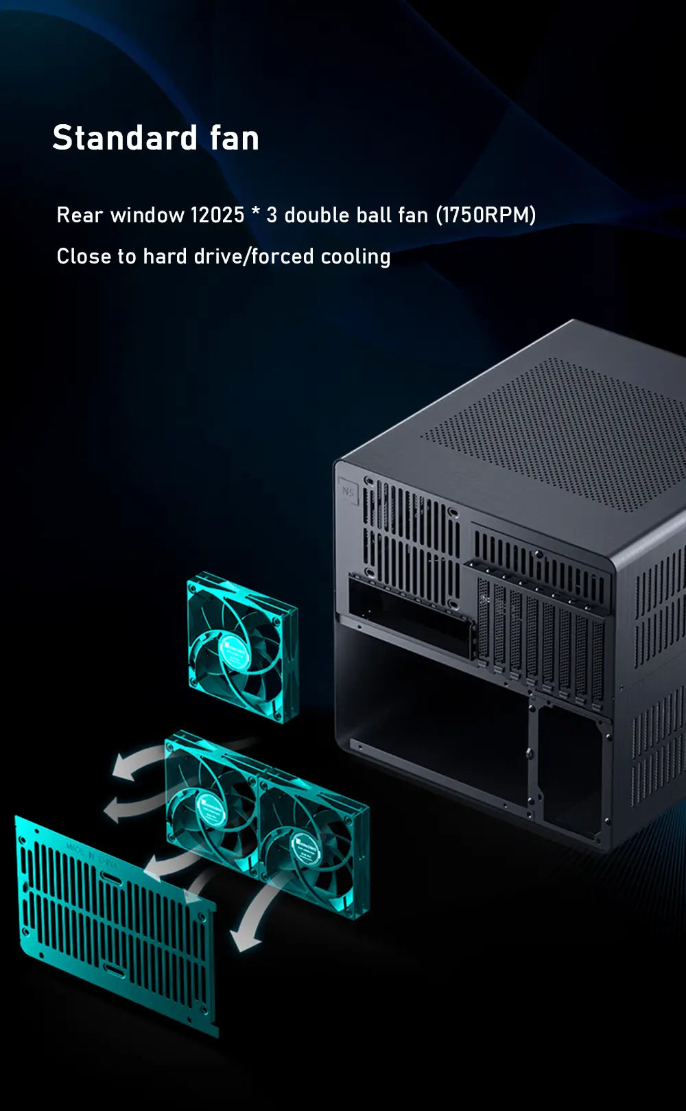 Gabinete Minimalista N5 (E-ATX)