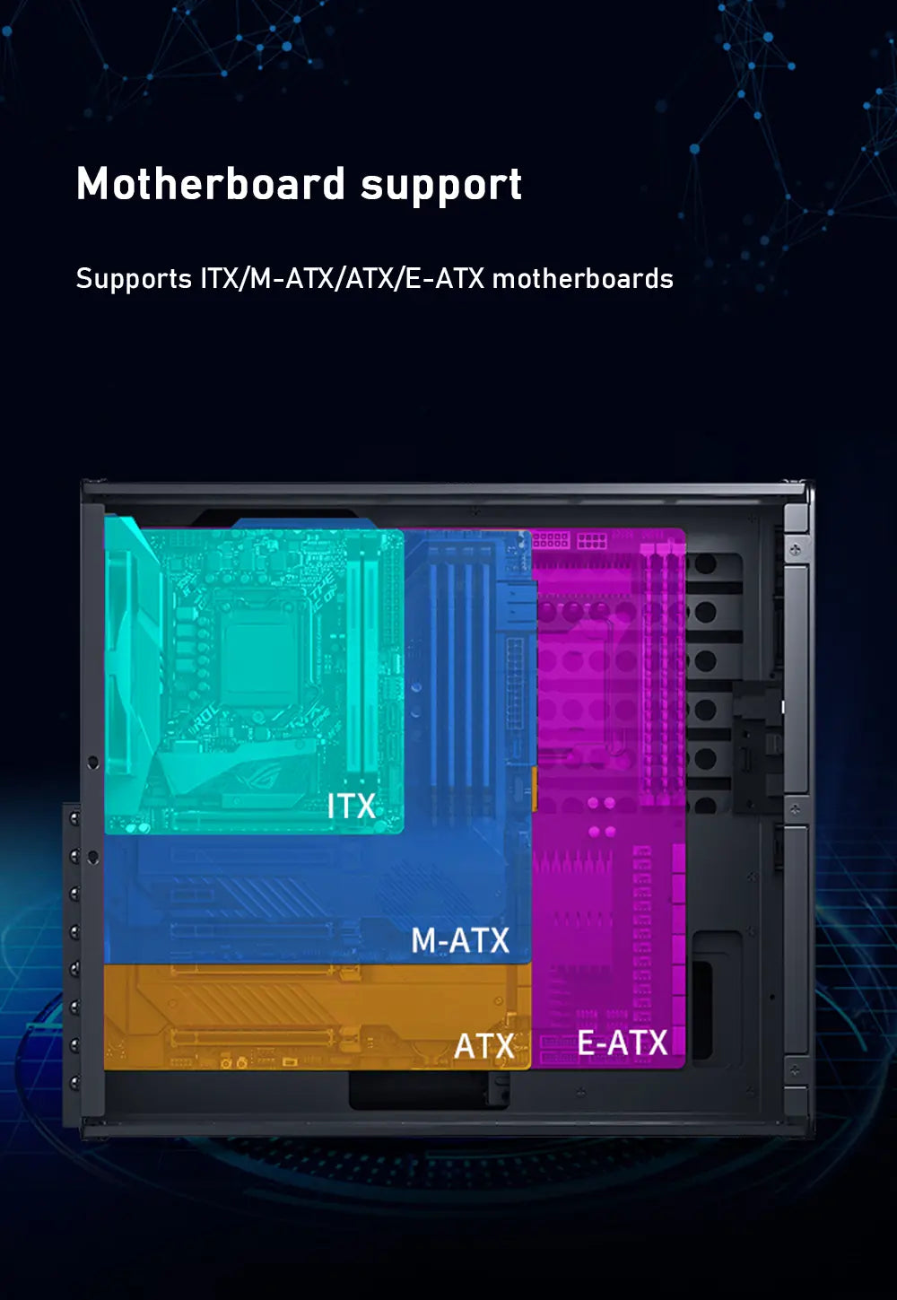 Gabinete Minimalista N5 (E-ATX)