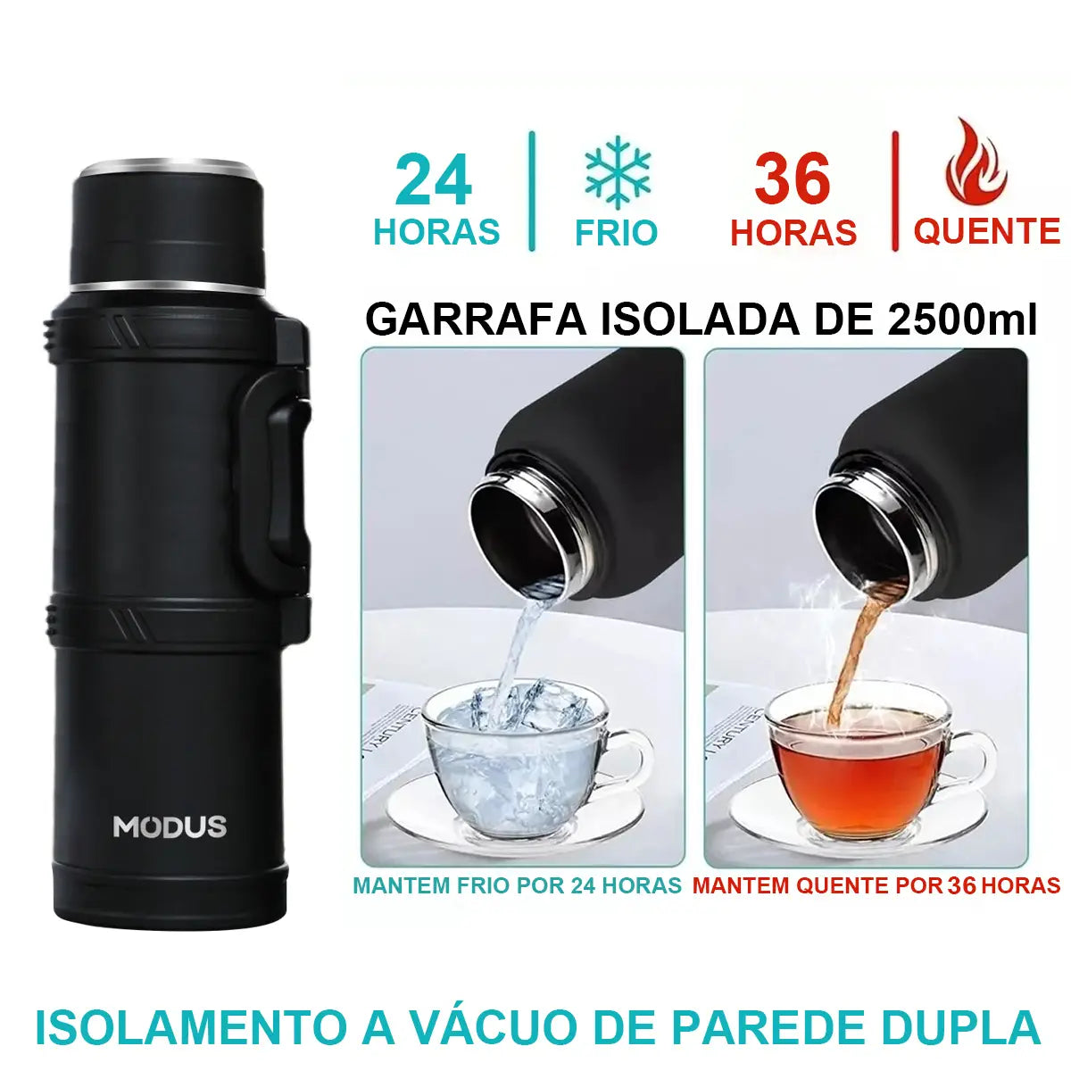 304 Stainless Steel Bottle 2400ml