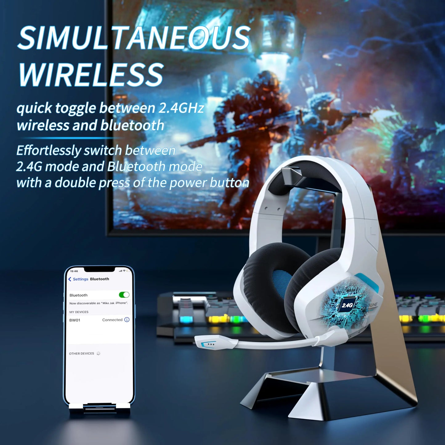Headset BW01 (Sem Fio)