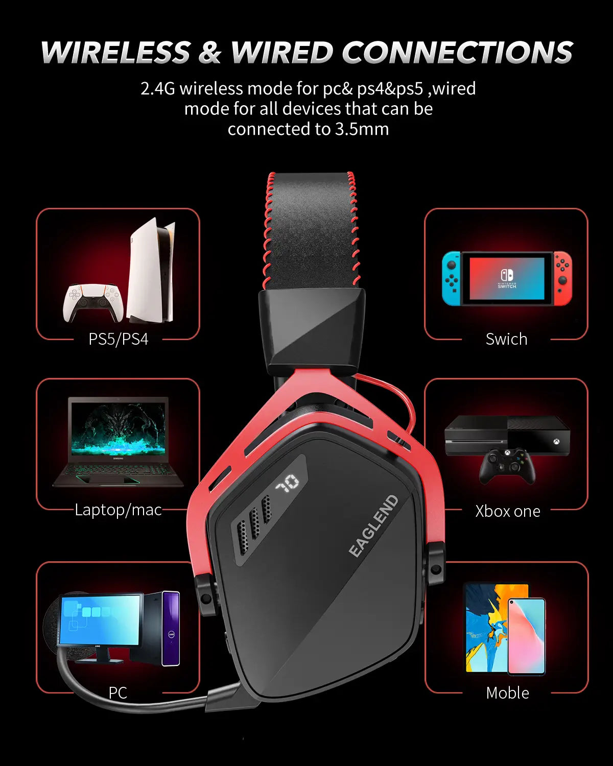 Headset G07 (Sem Fio)