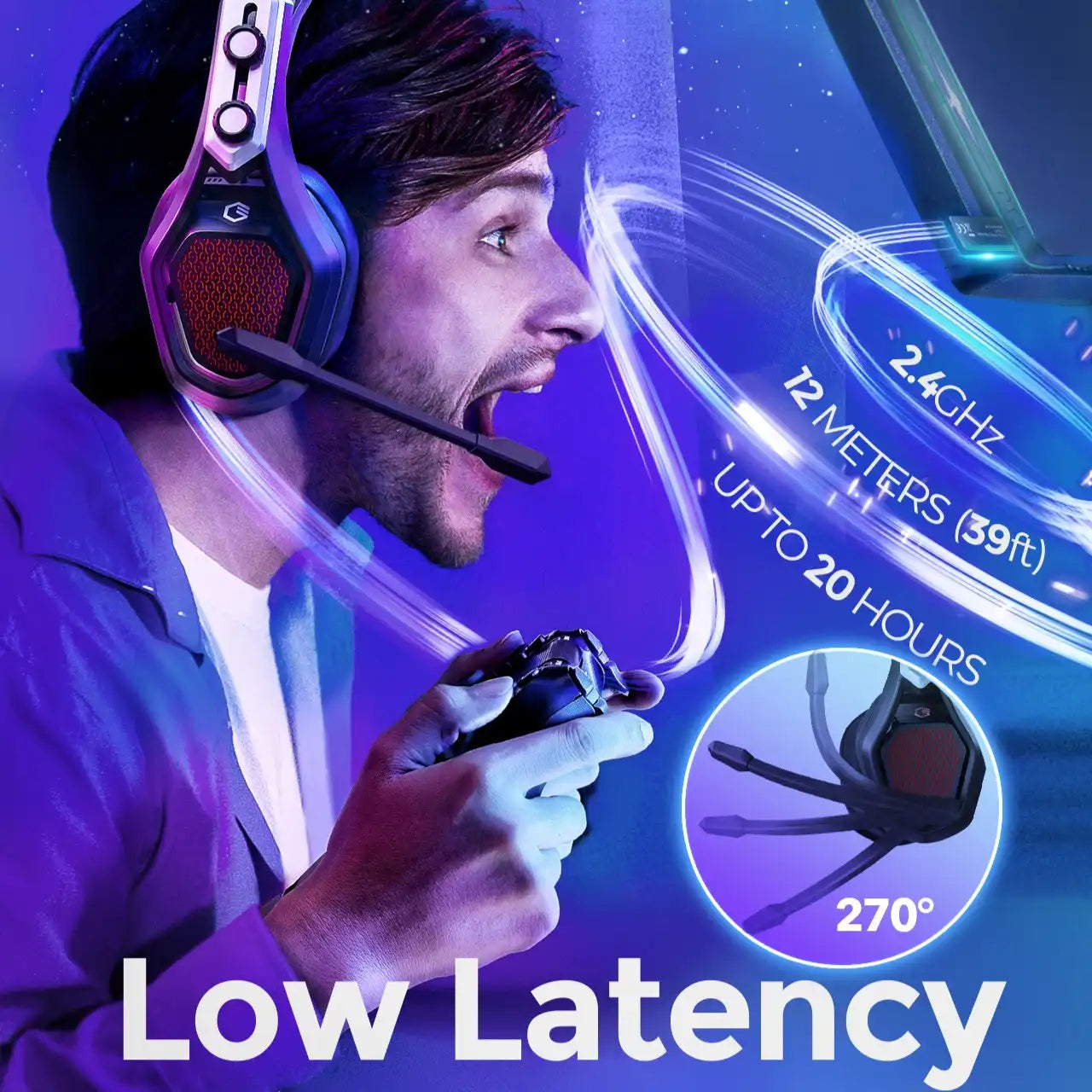 Headset Iron Pro (Sem Fio)