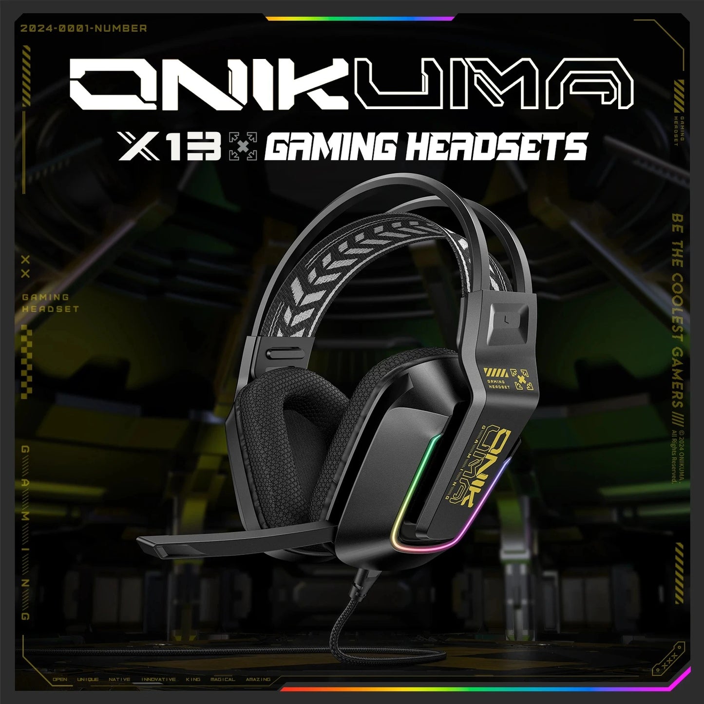 Headset X13 Black