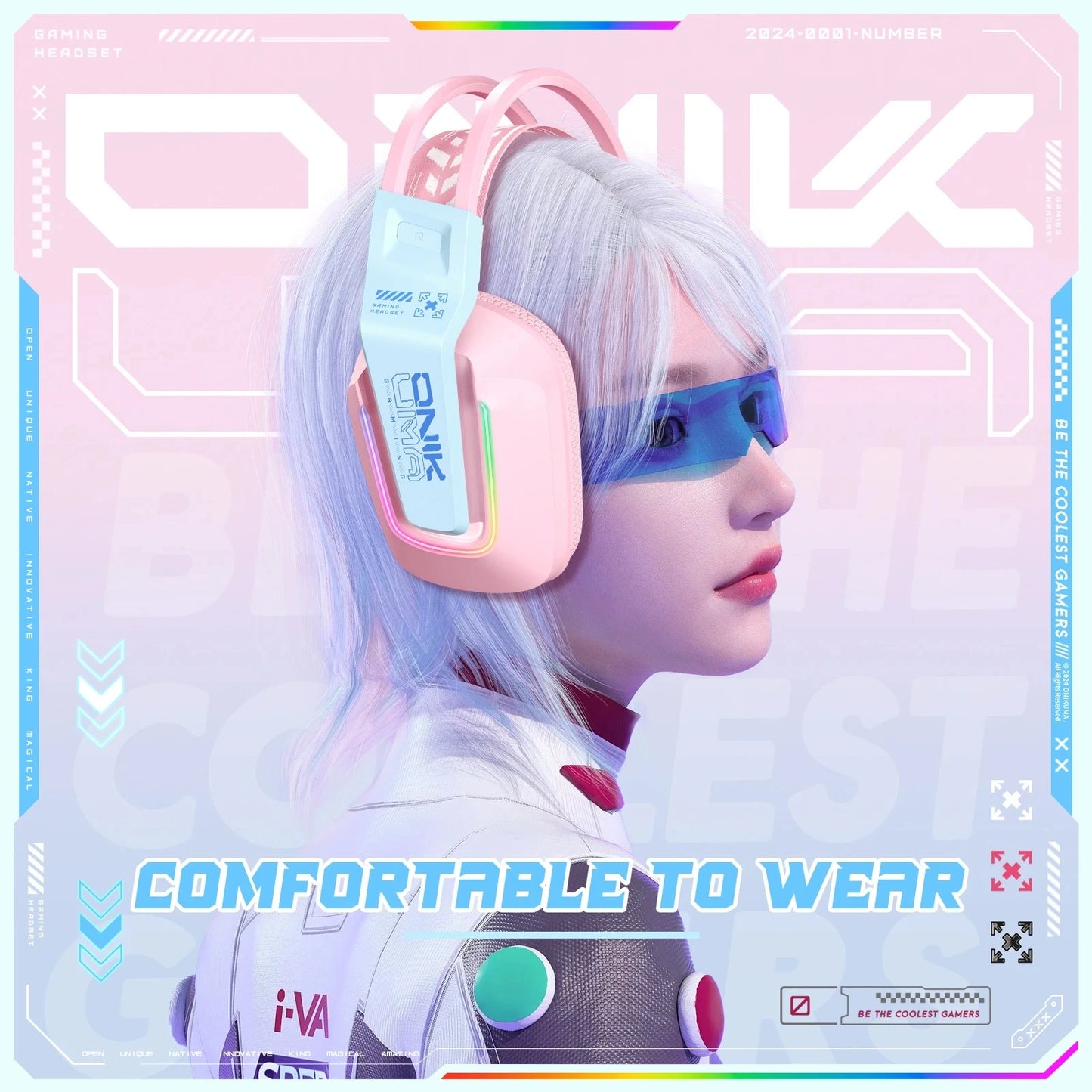 Headset X13 Pink