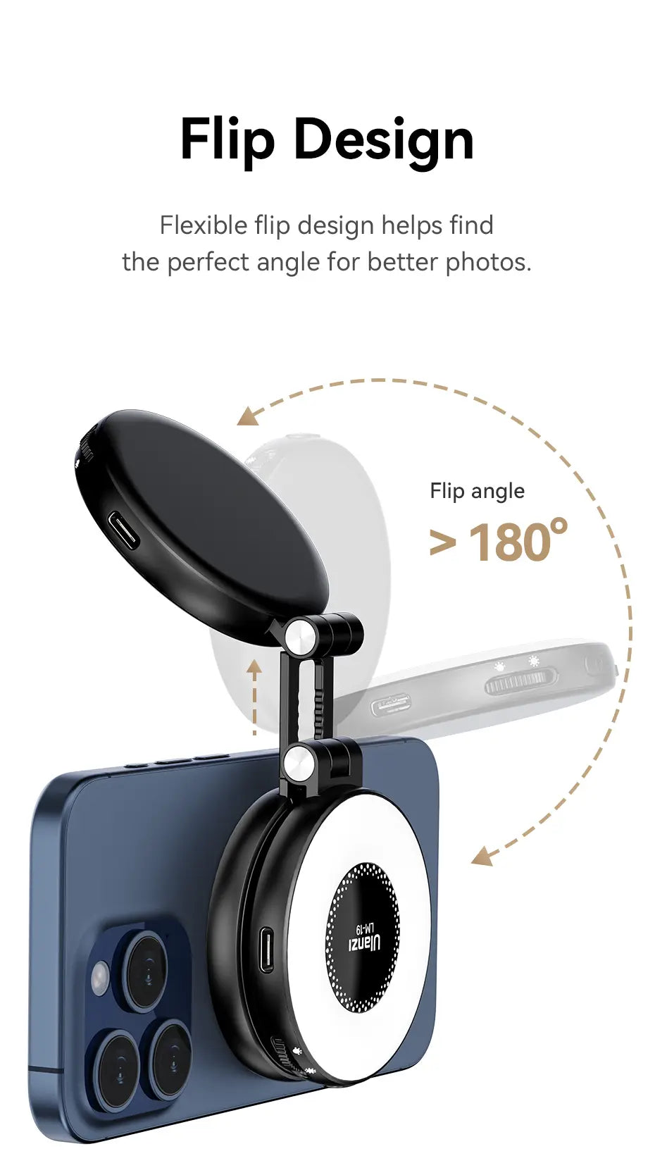 Iluminação Mobile LM19 (2500K-8500K)
