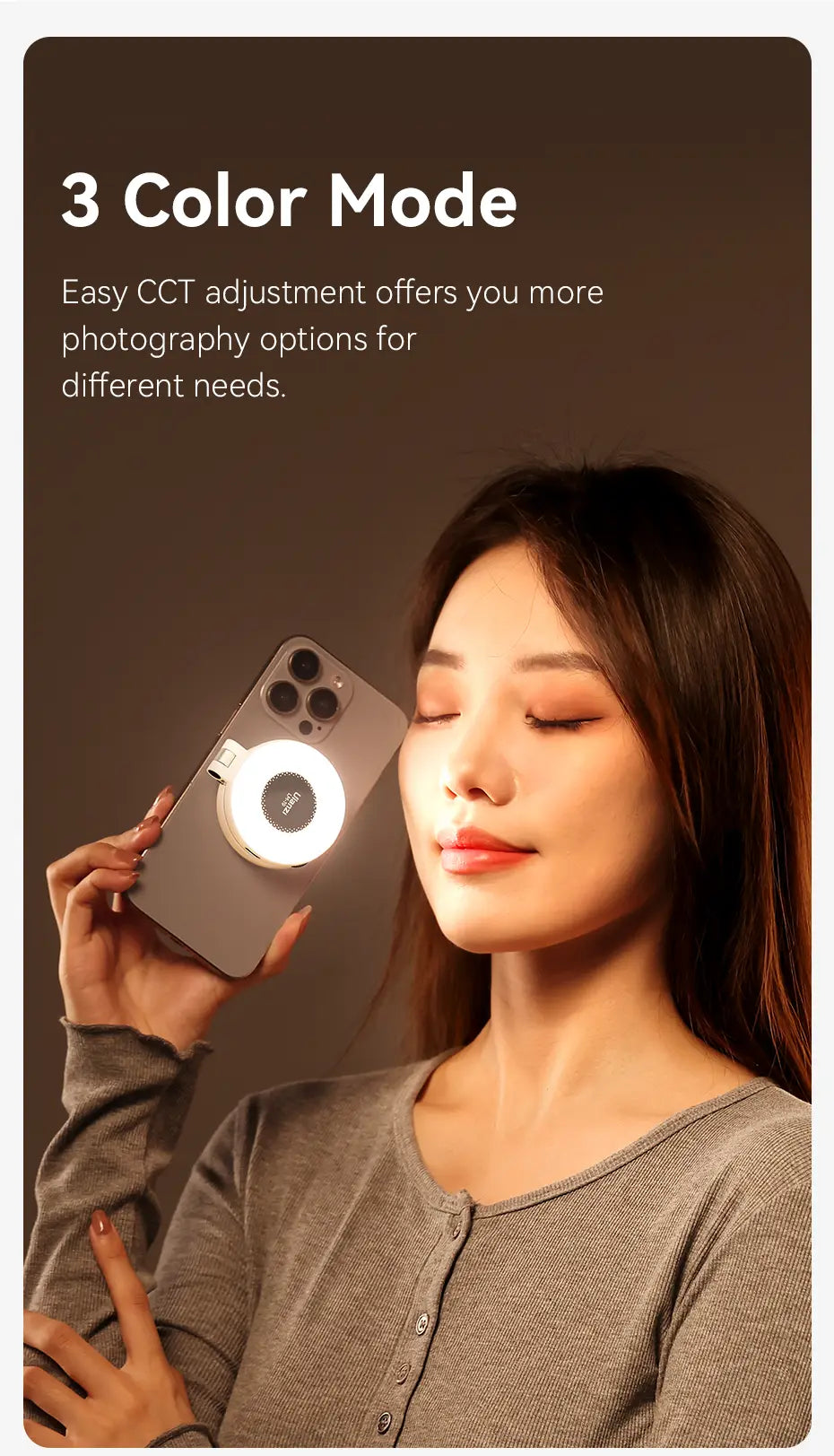Iluminação Mobile LM19 (2500K-8500K)