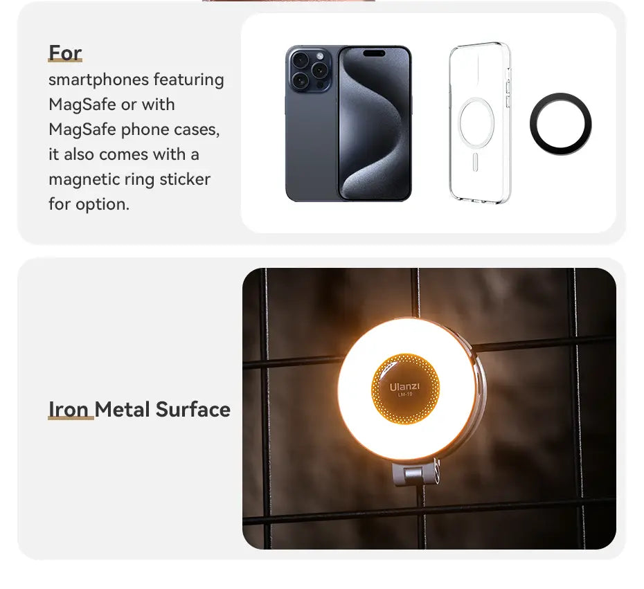 Iluminação Mobile LM19 (2500K-8500K)