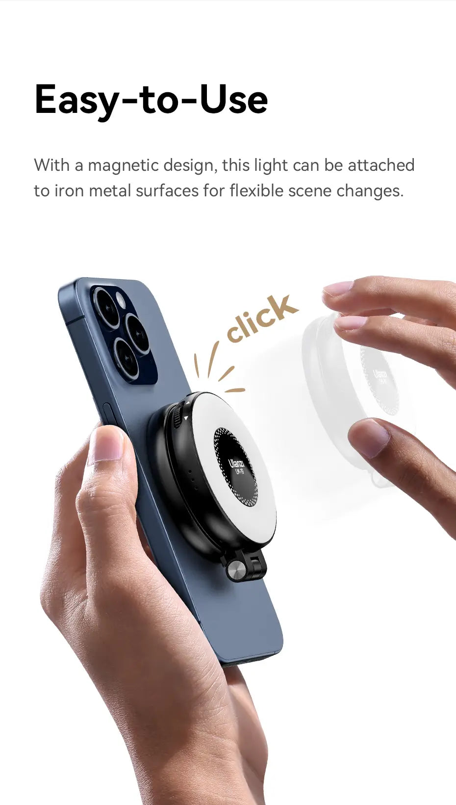 Iluminação Mobile LM19 (2500K-8500K)