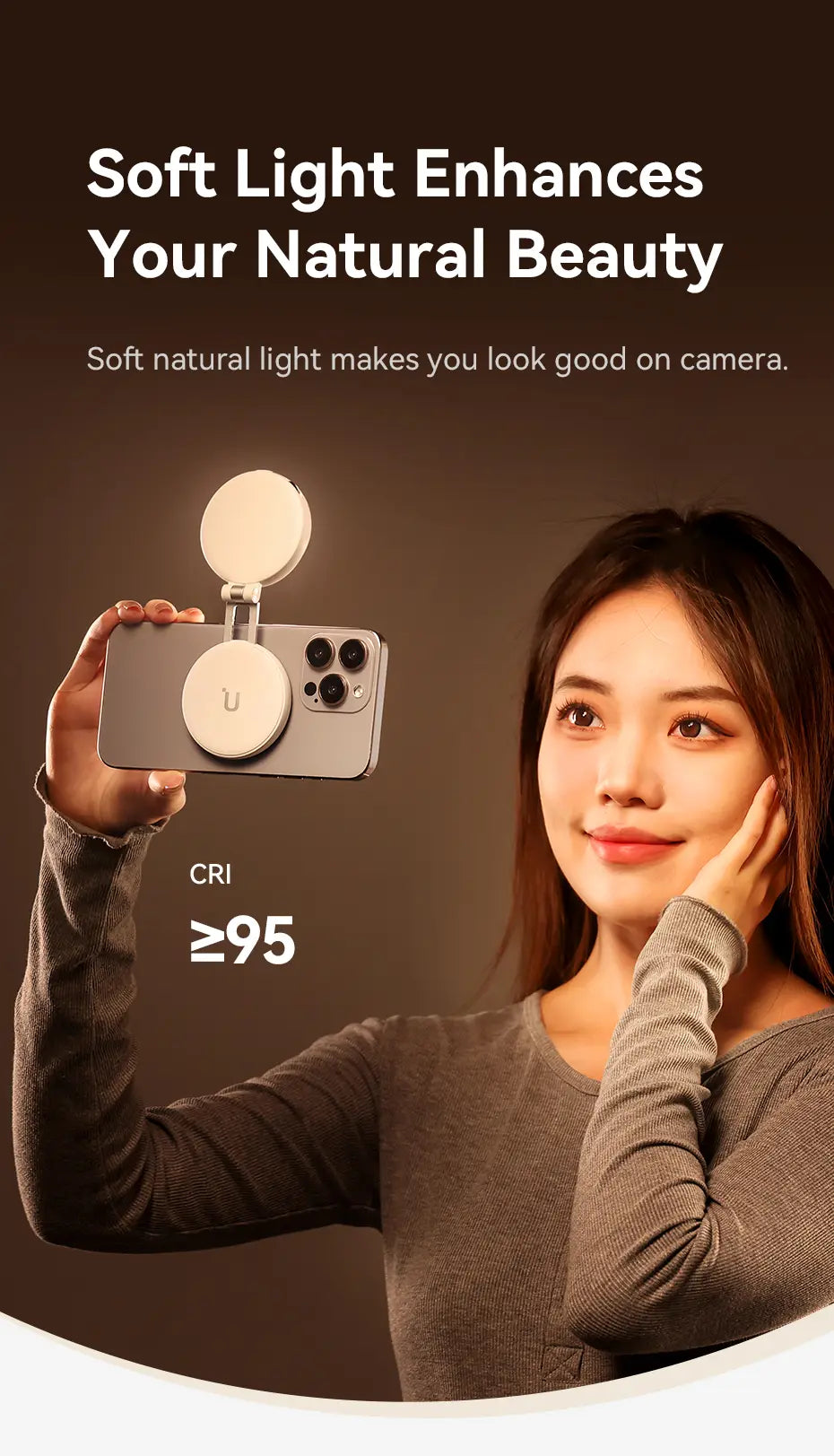 Iluminação Mobile LM19 (2500K-8500K)