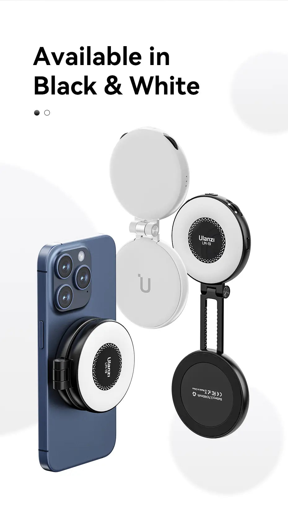 Iluminação Mobile LM19 (2500K-8500K)
