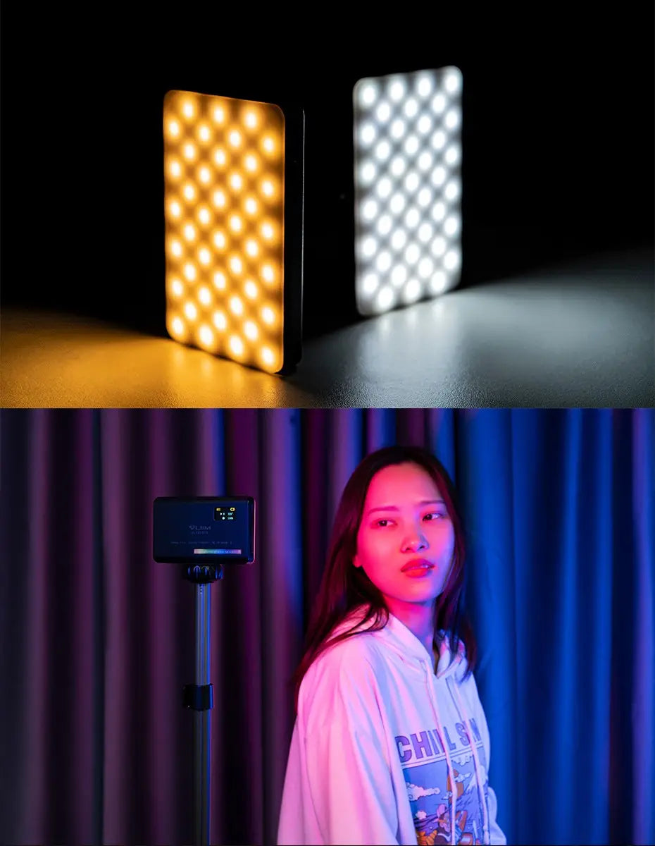 Iluminação VL120 RGB (2500-8500K)