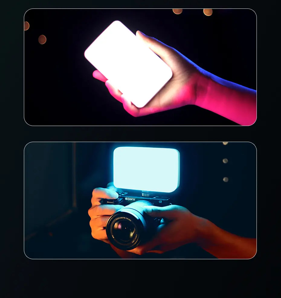 Iluminação VL120 (3200-6500K)