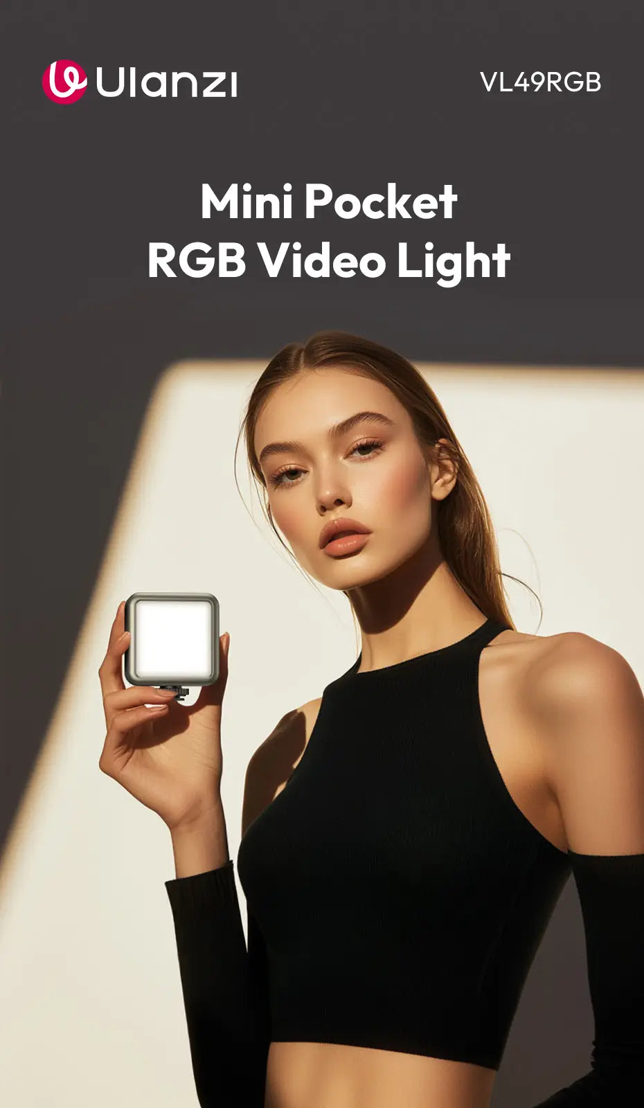 Iluminação VL49 RGB 2700-9999K (Portátil)