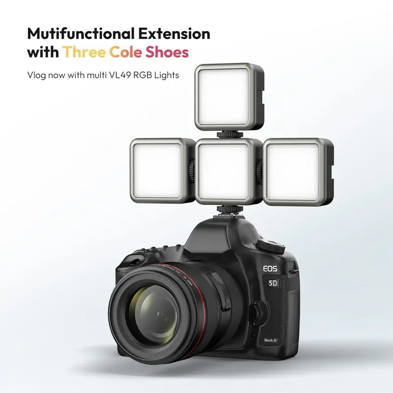 Iluminação VL49 RGB 2700-9999K (Portátil)