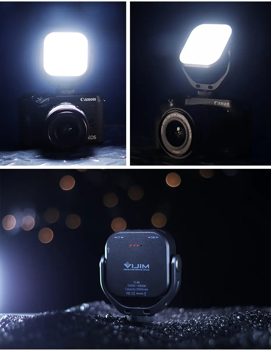 Iluminação VL66 360° (3200-5600K)