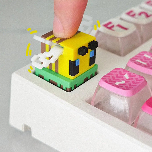 Keycap Abelhinha (Minecraft)