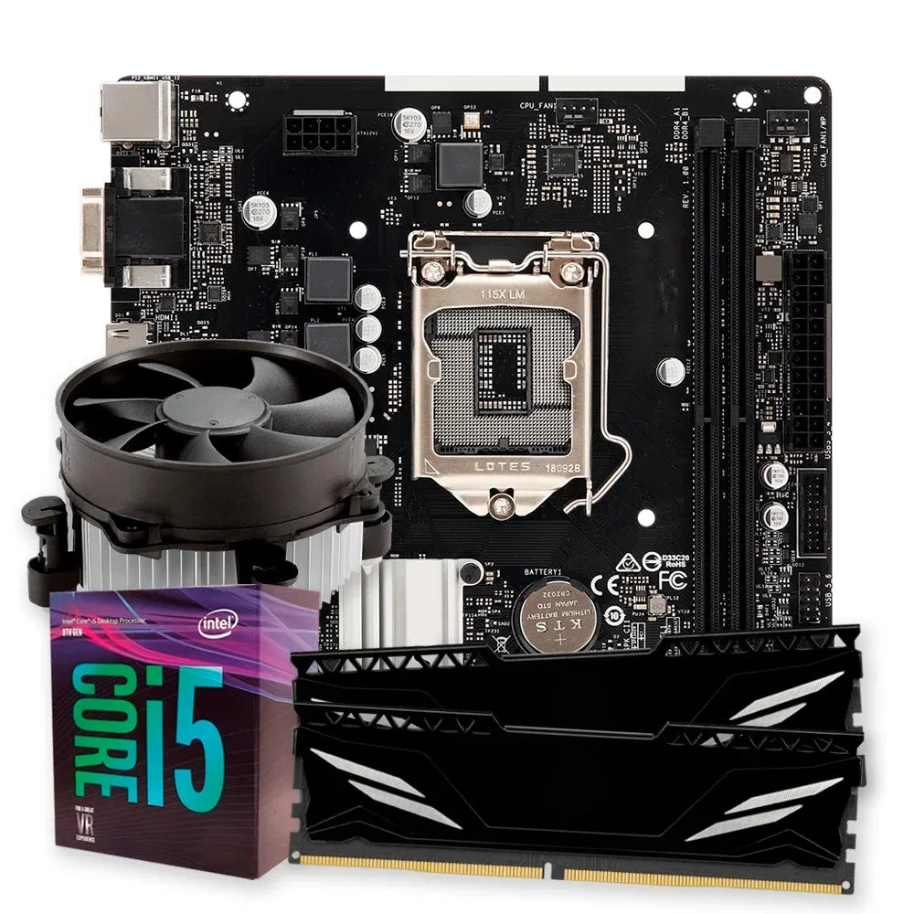 Gamer Upgrade Kit Intel Core i5-8500 + Cooler + H310 + 16GB DDR4