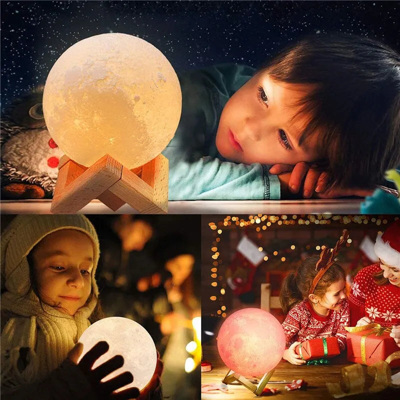Lâmpada Lunar de Toque