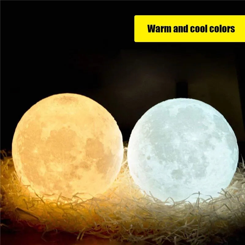 Lâmpada Lunar de Toque